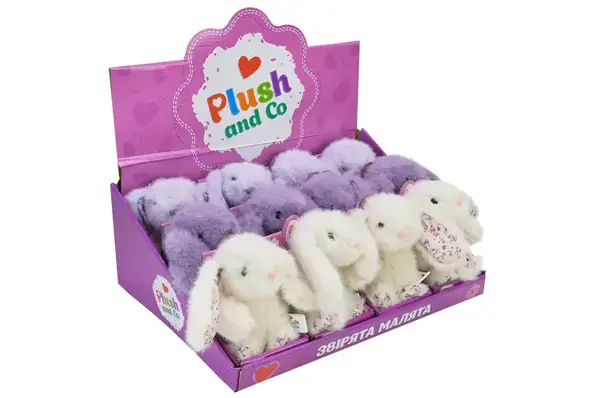 М'яка іграшка PLC25017 "13см", 12 шт в дисплей боксі р.37,5x26,5x15см Plush and Co купити недорого в Україні, фото 3