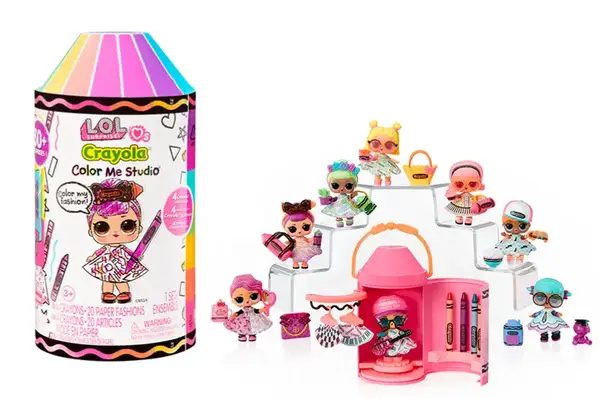 Набір з лялькою L.O.L. SURPRISE! серії Crayola–кольоринки (з аксесуарами) купити