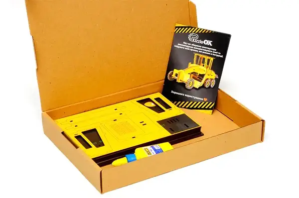 Конструктор "Грейдер" 00919, дерев'яний PuzzleOK купити недорого в Україні, фото 4