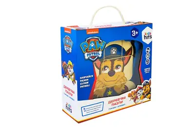 Дерев'яна іграшка Paw Patrol KH20/044 пазл-головоломка у коробці р.21x7.5x20 см KidsHits купити