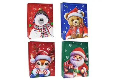 Пакет паперовий GIANT XMAS 762336ML 40.6x16.5x55 см асорті MALEVARO купити