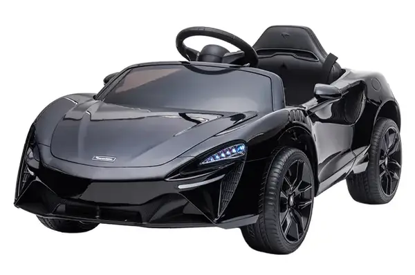 Електромобіль McLaren JL211 чорний, шкіряні сидіння, колеса EVA, MP3, Р/К, 12В*7АH, 2*25W купити