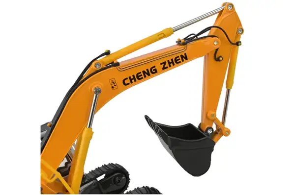 Екскаватор металевий 68377(AP7758) 1:50 звук, рухливі деталі,у коробці р.26,5x13,5x8,5см АВТОПРОМ купити недорого в Україні, фото 4