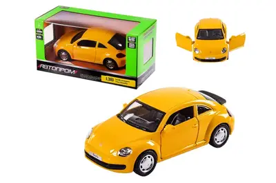 Машина металева "Автопром" 4349 1:38 Volkswagen The Beetle, відкриваються двері, коробка 14,5*6,5 Машина металева "Автопром" 4349 1:38 Volkswagen The Beetle, відкриваються двері, коробка 14,5*6,5 купити