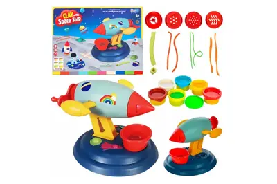 Набір тіста для ліпки "Ракета" в коробці SM8064 (Н) р.30*22,5*7,5см купити