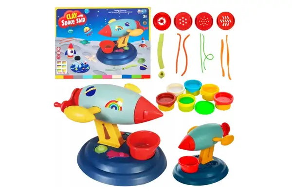 Набір тіста для ліпки "Ракета" в коробці SM8064 (Н) р.30*22,5*7,5см купити