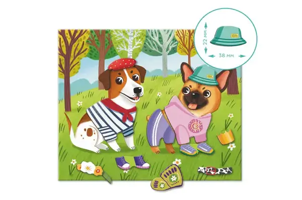 Магнітна гра 200278 "Кумедні пси" DoDo купити недорого в Україні, фото 3