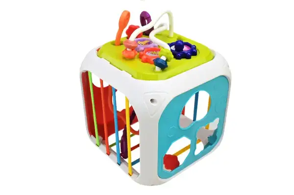 Бізікуб PL-724-87 "Сонячний зайчик", кожна панель активна, звук, р-р 14x14x14 см, короб.15x17x15 см купити недорого в Україні, фото 2
