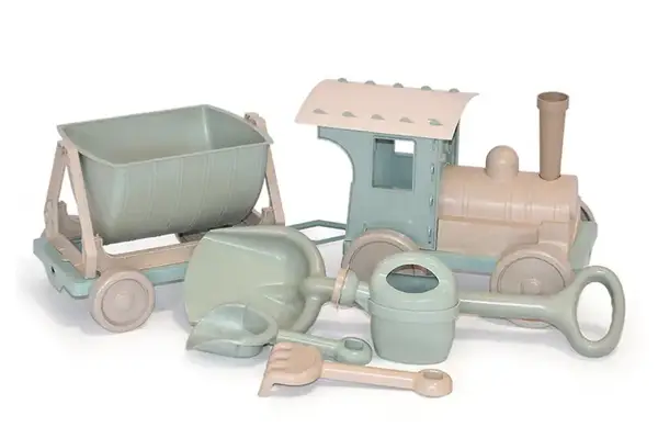 Потяг 013222/01eco з набором для гри з піском Eco Green DOLONI купити недорого в Україні, фото 2