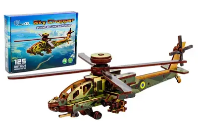 Конструктор Puz-00954 Sky Chopper, дерев'яний PuzzleOk Конструктор Puz-00954 Sky Chopper, дерев'яний PuzzleOk купити