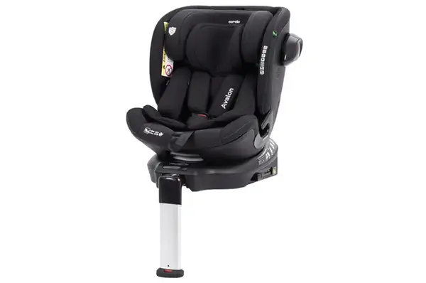 Автокрісло Avalon CRL-8805 Absolute Black i-Size 40-150см ISOFIX, поворот, опорна стійка CARRELLO купити