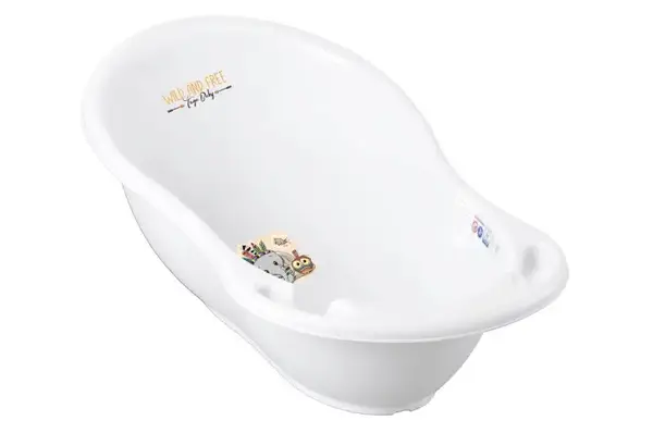 Ванночка 86 см "Дикий захід: Слоник" зі зливом (біла) DZ-004 ODPLYW-103-SLONIK TEGA купити