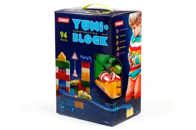 Конструктор "YUNI-BLOK" в коробці 94 деталей 1436 Юніка купити