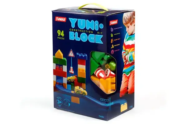 Конструктор "YUNI-BLOK" в коробці 94 деталей 1436 Юніка купити