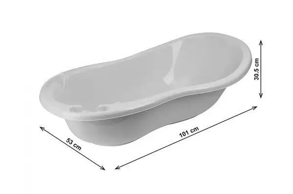 Ванночка 1140 бірюзова пастельна, р.101 см ТЕХНОК купити недорого в Україні, фото 3