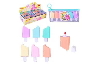 Набір маркерів CE150403 у наборі 6 кольорів 17,5*1*7,5 см, бокс 35,5*15*8,5 см купити