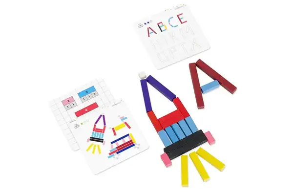 Дерев'яна розвиваюча гра "Палички Кюїзенера. Набір для лічби" 56 шт. 900385 IGROTECO купити недорого в Україні, фото 2