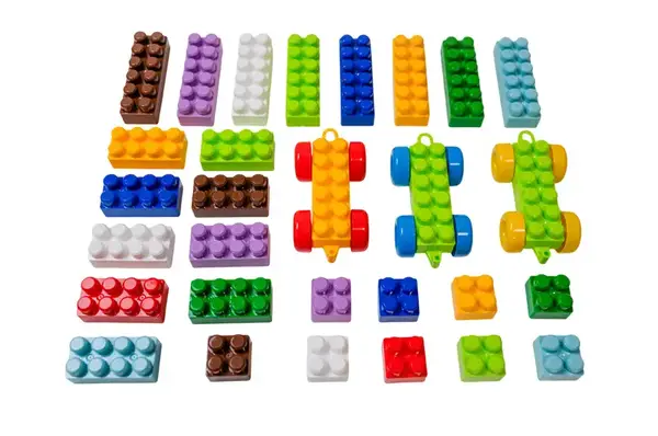 Стіл дитячий зі стільцем 04660/2 "Граємось та навчаємось" з конструктором 397 дет., зелений DOLONI купити недорого в Україні, фото 7