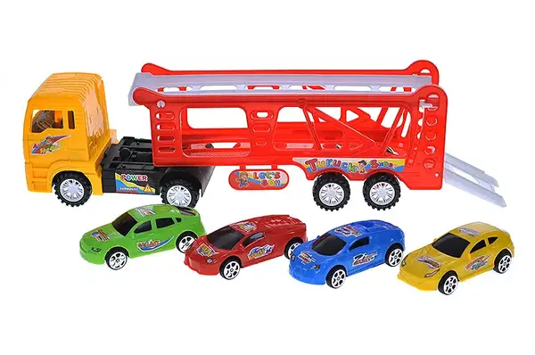 Автовоз інерційний з 4 машинками, в ковпаку RJ6613 р.34.5*9,3*13см купити недорого в Україні, фото 6