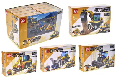 Конструктор 8087A "Будівельна техніка" в дисплеї 16 шт. YG Toys купити
