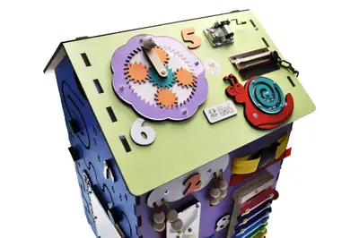 Бізібудинок Різнокольоровий 200124 55х30х30 см купити