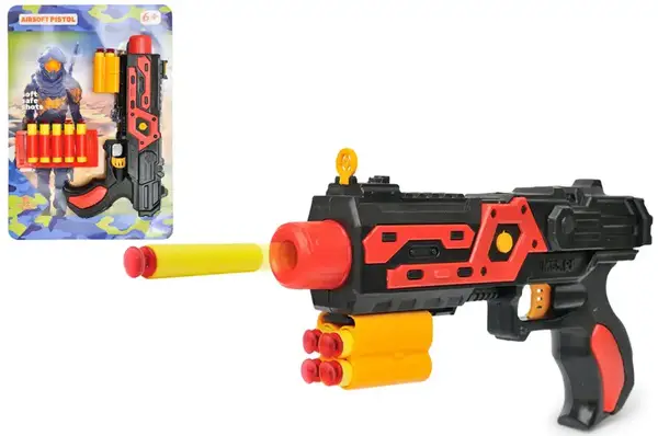 Пістолет на поролонових патронах "М65 ПФ" на блістері 932 GoldenGun купити