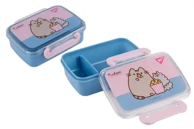 Контeйнер 708364 "Pusheen" 420 мл, блакитно-рожевий Yes купити