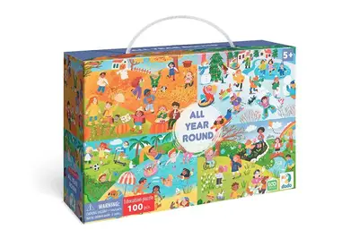 Пазли - 100 елм. - "Увесь рік" 300607 DoDo купити