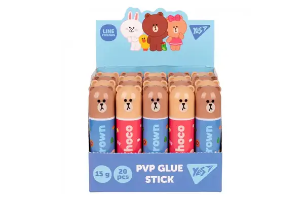 Клей-олівець Yes 15г PVP "Line Friends" 320291 купити