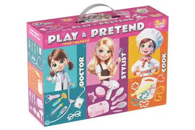 Набір іграшок 2277 "Подарунковий набір 3в1" лікар, кухар, перукар ТЕХНОК купити