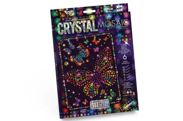 Набір для творчості CRM-01-01,02,03,04...10 "CRYSTAL MOSAIC" DANKO купити недорого в Україні, фото 9
