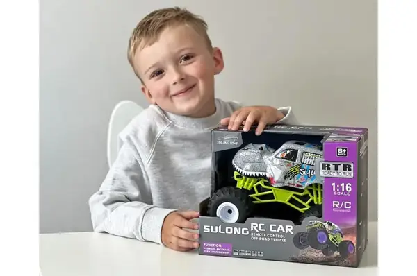 Автомобіль SL-360RHGR BIGFOOT на радіокеруванні–DINOSAUR купити недорого в Україні, фото 6