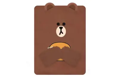 Блокнот пухнастий YES "Line Friends" Brown купити