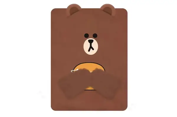 Блокнот пухнастий YES "Line Friends" Brown купити