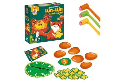 Настільна гра "Crazy Koko. Ціп-Ціп Хапай курчат" VT8055-42 VladiToys купити