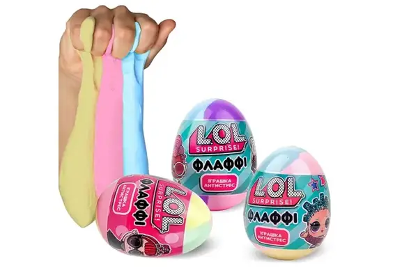 Слайм LOL81009 Флаффі L.O.L. Surprise! 140 мл ТМ Lovin купити недорого в Україні, фото 2