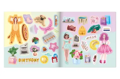 Видання для дозвілля серія РМ-87 "Stickerland" мікс Апельсин купити