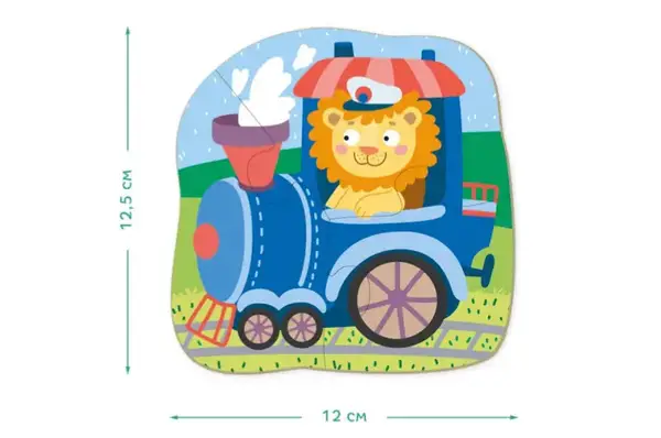 Пазл 2-3-4 елементи "Транспорт" 300154 DoDo купити недорого в Україні, фото 3