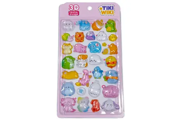 Набір 3D-наліпок 51369 TIKI WIKI серії "Crystal" – ТІКІ МИЛІ ТВАРИНКИ купити