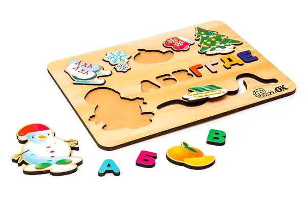 Сортер "Зима" р. 28x20 см Puz-30957 PuzzleOk купити