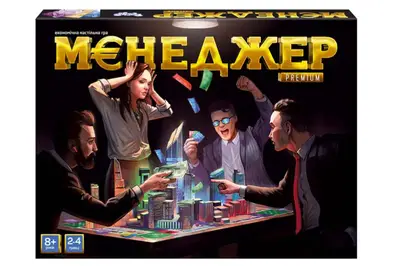 Настільна розважальна гра "Менеджер Premium" G-ManP-01-01U DANKO купити