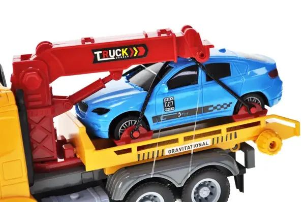 Евакуатор S977-48A інерційний, озвучений, зі світлом, в коробці р.33x12x19см YG Toys купити недорого в Україні, фото 4