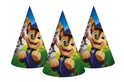 Ковпачки паперові Paw Patrol 23550 "Чейз і команда" кольорові ТМ "funmi" (6 шт) купити