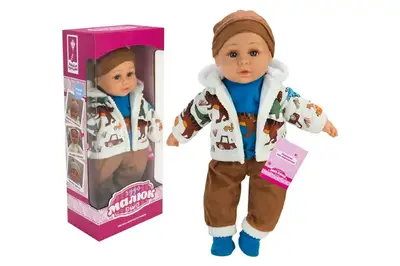 Пупс "Чудо Малюк" PL-525-102 на батарейках, розмовляє українською, співає пісеньку коробці р.18x11x42,5см купити