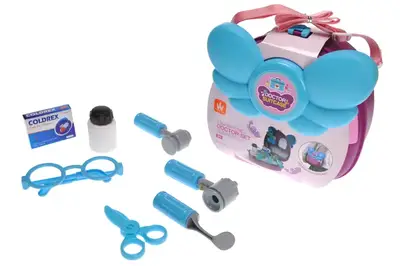 Лікарський набір в сумці саквояжі W8906A р.18,5*10*17,5см купити