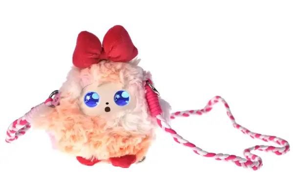 М'яка іграшка-сумочка з ШІ 29572C малиновий, штучний інтелект, у коробці р.14*10*22 см купити недорого в Україні, фото 3