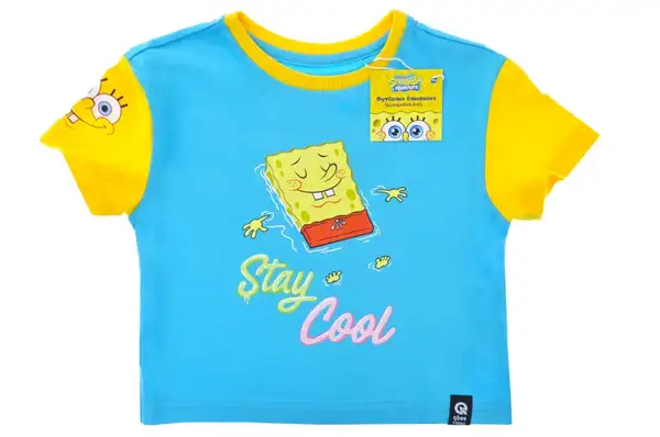 Футболка бавовняна QB-SB-001-04-86-92 SpongeBob Kids 86-92 qbee купити недорого в Україні, фото 3