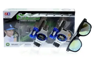 Набір шпигуна (2 годинника-рації+окуляри) в коробці ZR807 р.26,5*16,5*5см купити