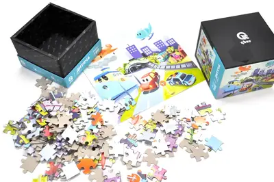 Пазли - 160 елм. - QB500-006 "Транспортний порядок" qbee купити