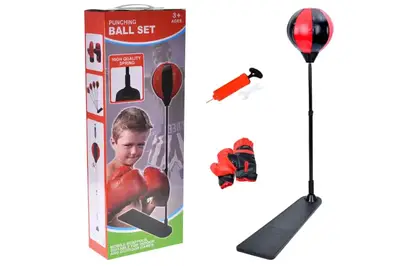 Боксерський набір зі стійкою, в коробці MY2017A р.53,5*19*8,5см купити